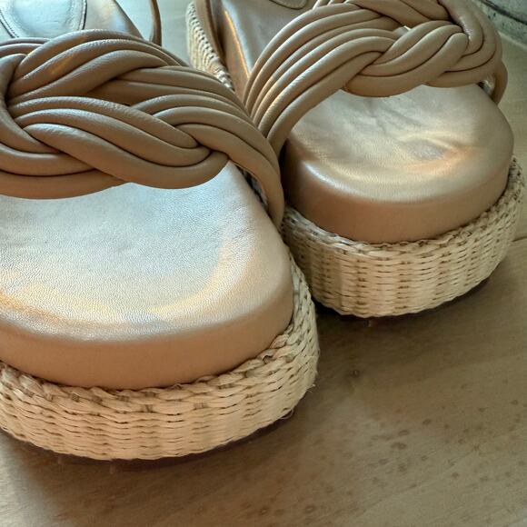 Alexandre Birman Vicky Leather Sandals Size 37 - Picture 5 of 8